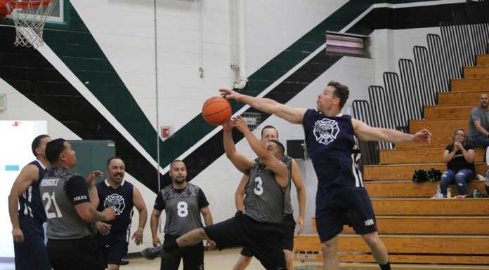 Greenfield Fire defeats Police in basketball