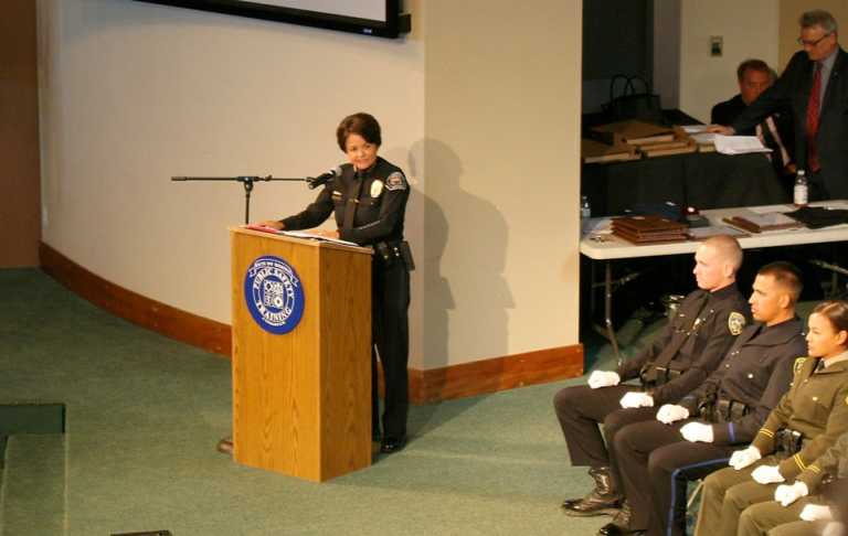 Chief gives Police Academy speech