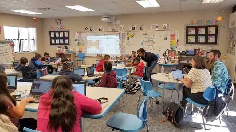 Google reps pay visit to Greenfield classroom