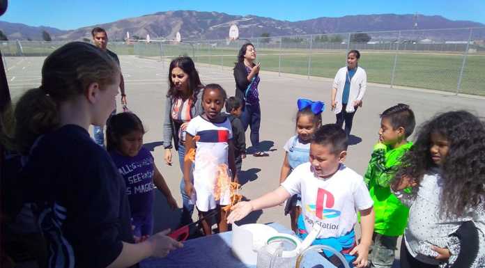 Physics Bus pays a visit to Greenfield