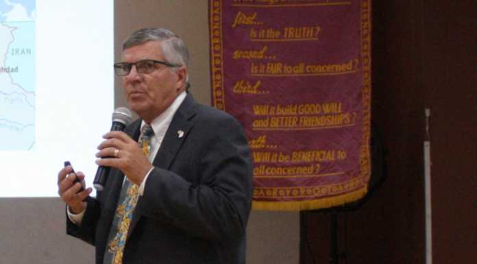 District governor visits area Rotary Clubs