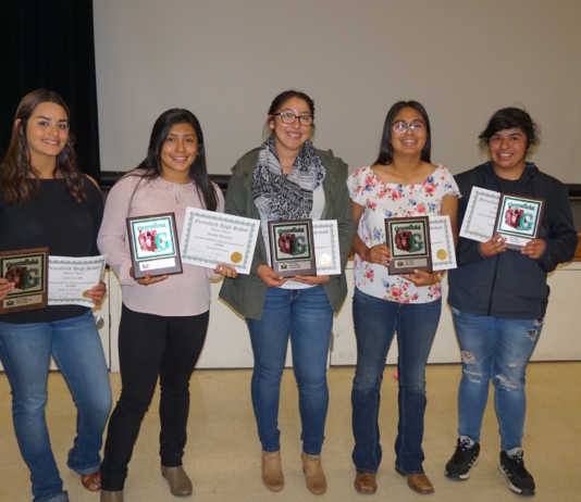 Lady Bruins recognized at awards night