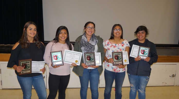 Lady Bruins recognized at awards night