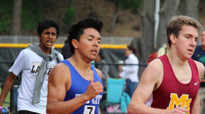 KC boys track team beat Carmel