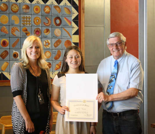 Emily Rojas named Rotary student of the month