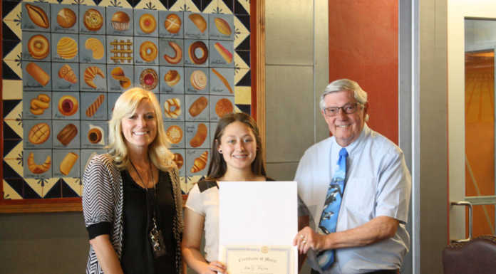 Emily Rojas named Rotary student of the month