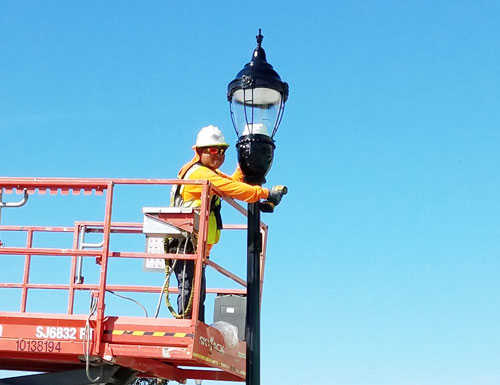 Lightin’ up the town