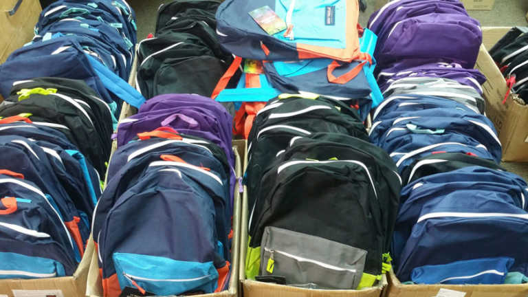 Salvation Army gives out 476 backpacks to local students