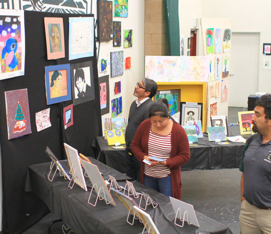 Greenfield High School students host art show