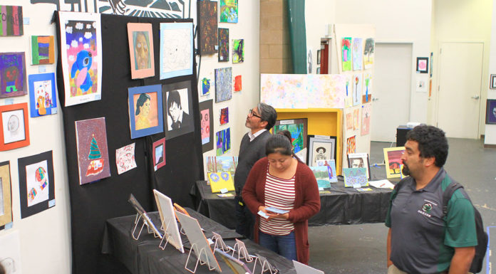 Greenfield High School students host art show