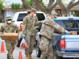 California National Guard helps with food distributions in Salinas Valley