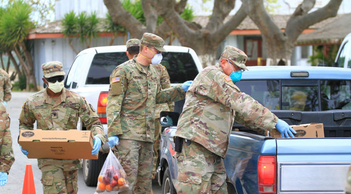California National Guard helps with food distributions in Salinas Valley
