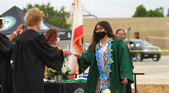 PHOTOS: Greenfield’s Vista Verde hosts drive-through promotion for eighth graders