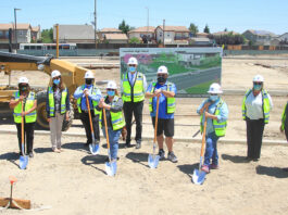 District breaks ground on Greenfield High School’s new parking lot project