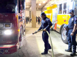 Greenfield firefighters induct new engine