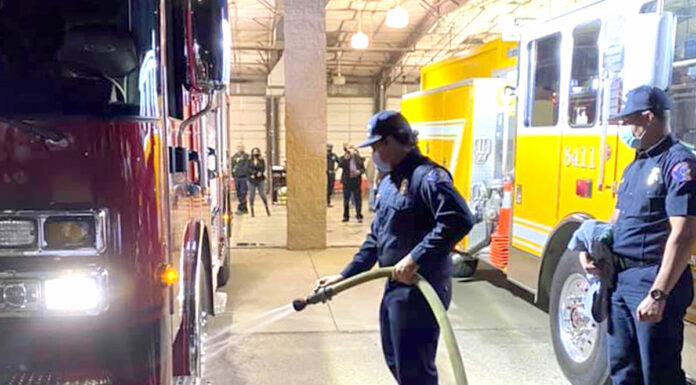 Greenfield firefighters induct new engine