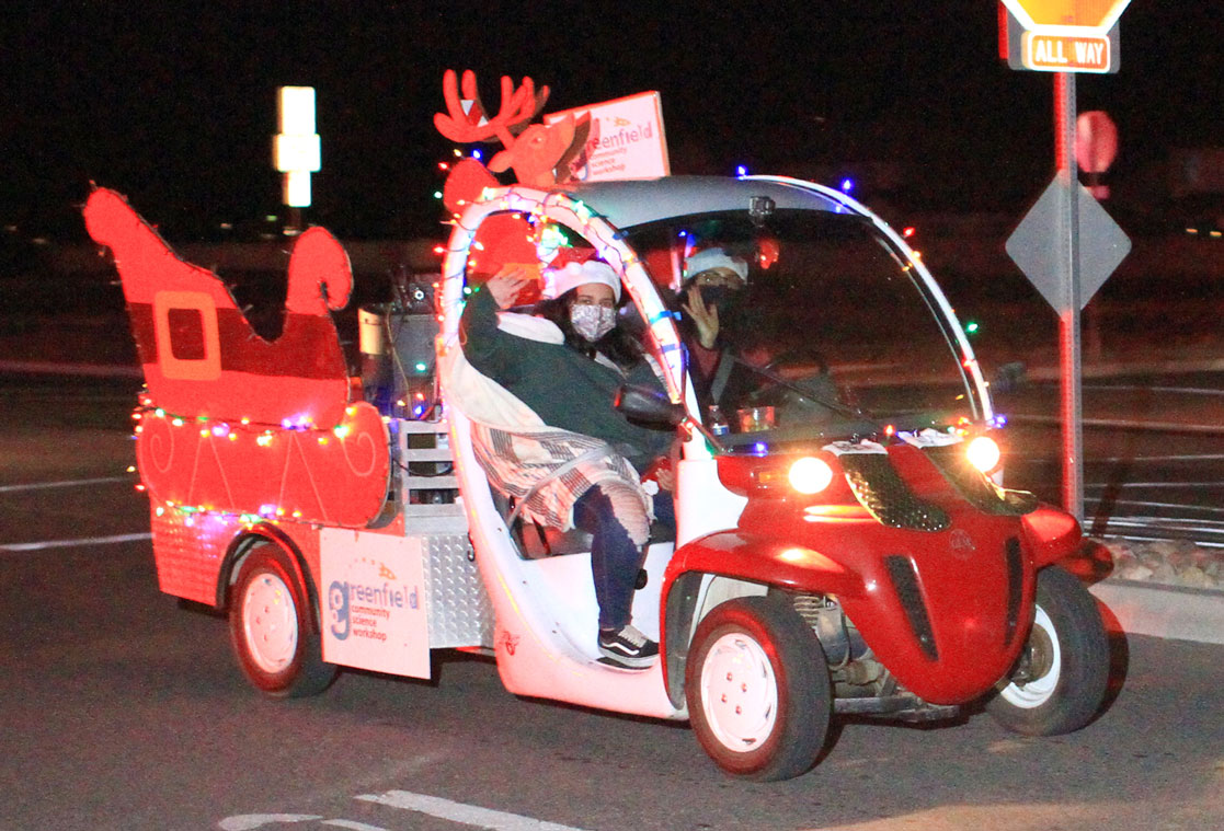Greenfield celebrates Christmas season with festive parade, virtual